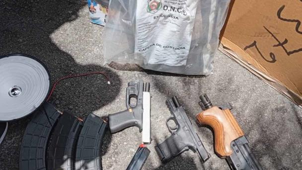 Ocupan marihuana, dos pistolas y un fusil en el puerto de Haina