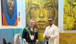 Elvin Tolentino lleva lo mejor de su arte a la feria World Art Dubai Elvin Tolentino lleva lo mejor de su arte a la feria World Art Dubai