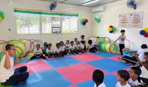 Inauguran tercera sala de psicomotricidad del sistema público en la escuela Antonio Duvergé