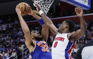 Towns guía a Knicks sobre Pistons para tomar ventaja de 2-1 en la serie de primera ronda