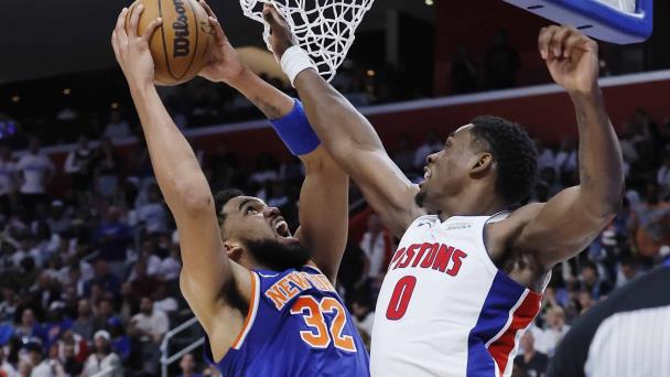 Towns guía a Knicks sobre Pistons para tomar ventaja de 2-1 en la serie de primera ronda