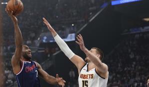 Leonard y Harden llevan a los Clippers a una victoria fácil de sobre Nuggets y lideran 2-1