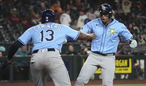 Morel conecta jonrón de dos carreras en la 10ma y Rays remontan para vencer a D-backs