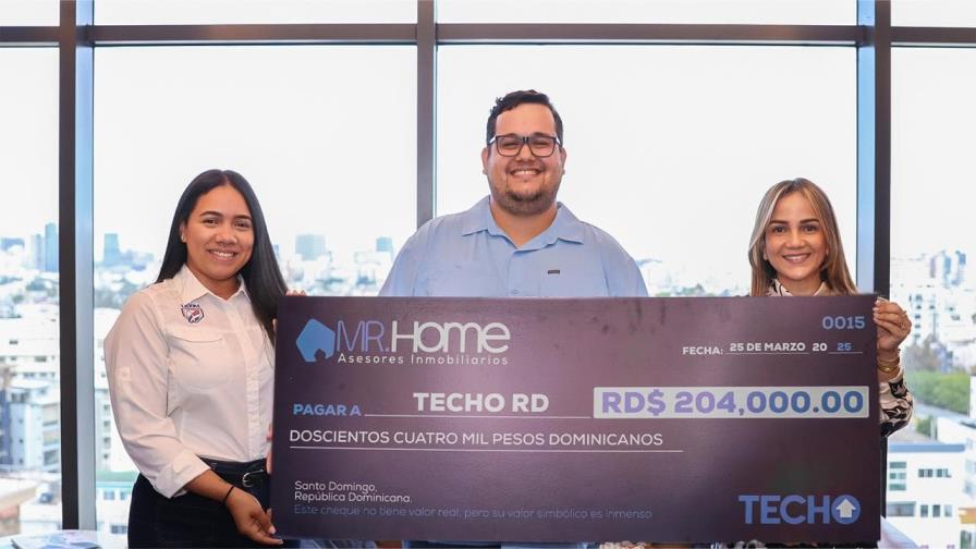 Mr. Home y Lidom entregan fondos a la Fundación Techo por RD$204.000.00 Mr. Home y Lidom entregan fondos a la Fundación Techo por RD$204.000.00