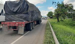 Accidente en Autopista Duarte deja solo daños materiales; la situación comienza a normalizarse