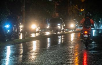Vaguada provoca lluvias con tormentas eléctricas en zonas del Gran Santo Domingo