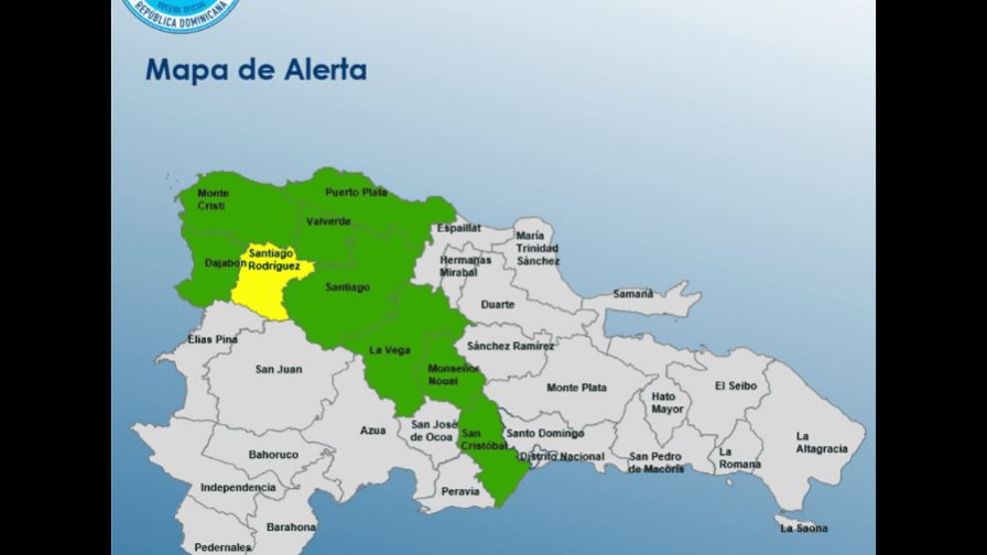 Aumentan a nueve las provincias en alerta por incidencia de vaguada en el territorio nacional Aumentan a nueve las provincias en alerta por incidencia de vaguada en el territorio nacional