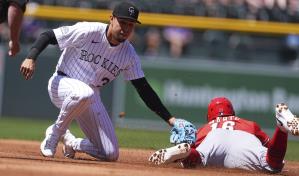 Noelvi Marte remolcó tres vueltas y Rojos apalearon a Rockies