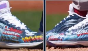 VIDEO | Brayan Bello utilizó spikes en honor a Rubby Pérez y Octavio Dotel