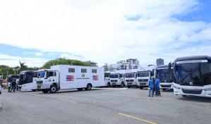 Gobierno suma 58 nuevos vehículos para traslado de extranjeros indocumentados