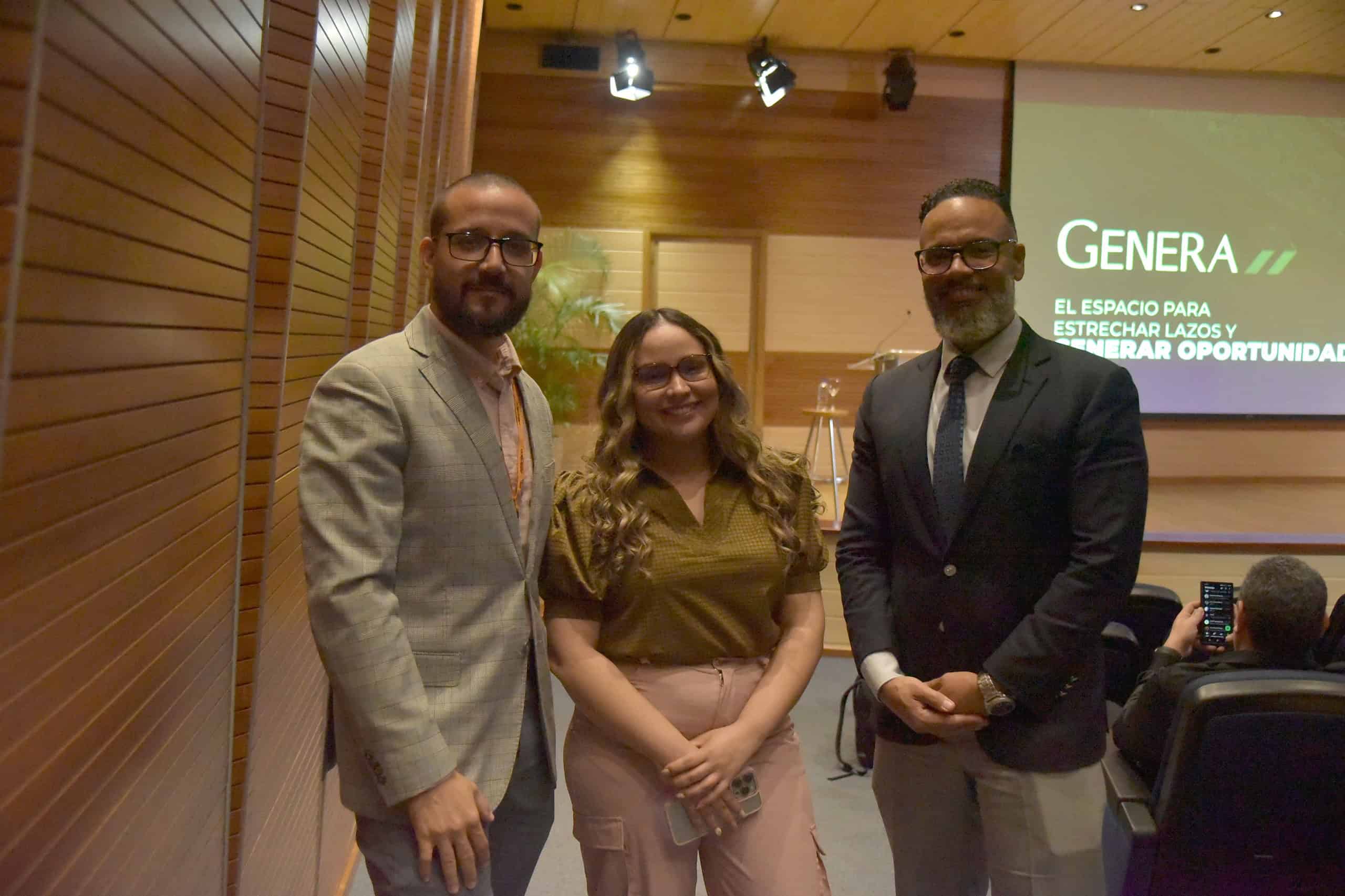 Lileicy González, Jazmin Siime y Pierre García.