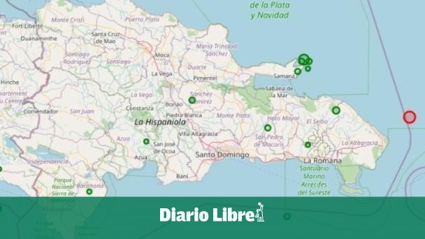 Sismo de magnitud 5.2 al este de Punta Cana