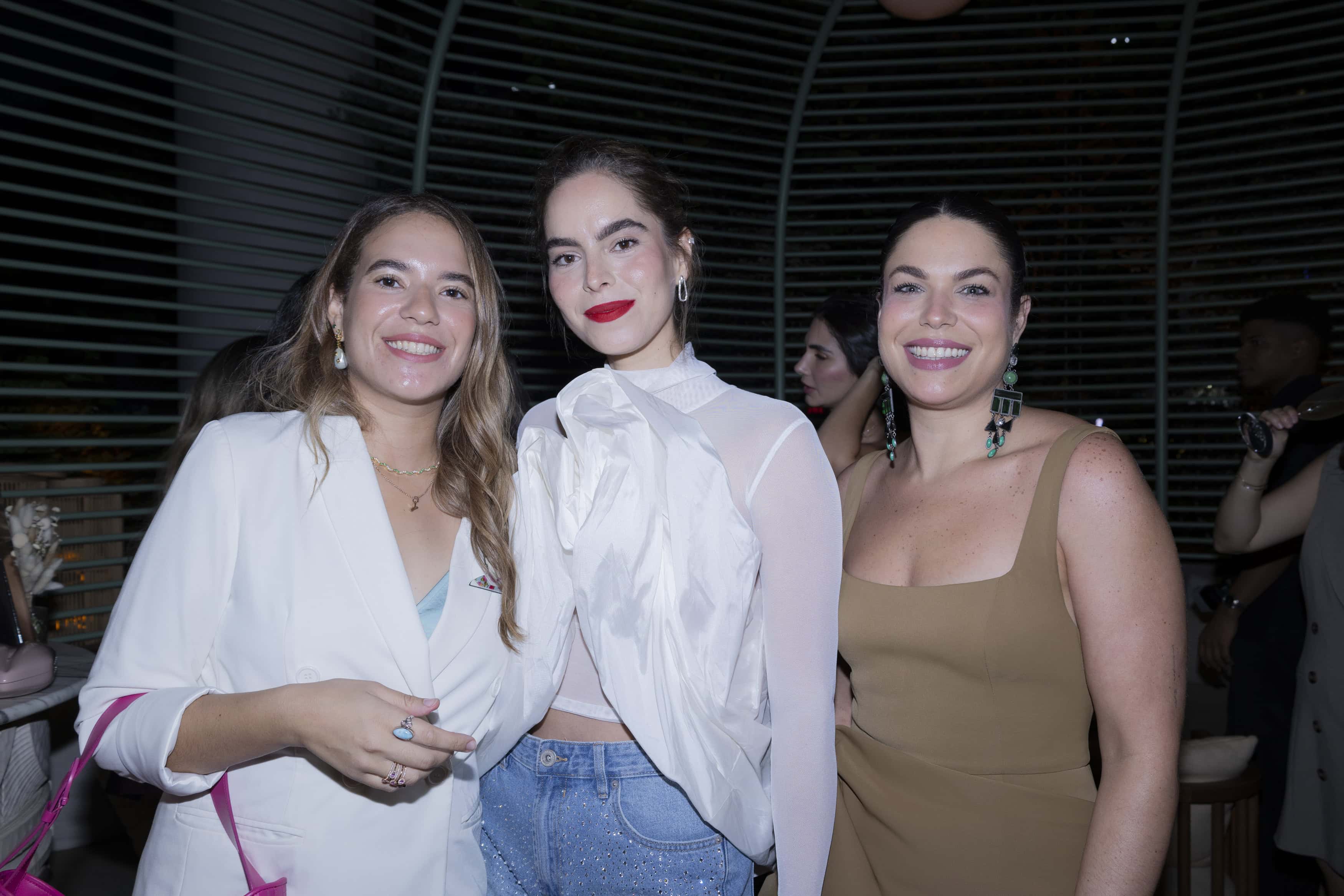 Yasmina Medina, Monika Leschhorn y Rosa Lía Mejía. <br>