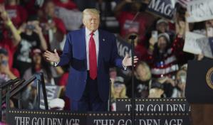 Trump celebra 100 días en el poder con baño de multitudes en su estado fetiche de Míchigan