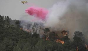 Incendio forestal cierra principal carretera entre Tel Aviv y Jerusalén y deja 12 hospitalizados