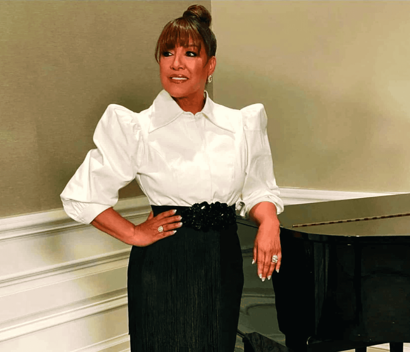 Milly Quezada, la reina del merengue expresó su respaldo a la actividad.