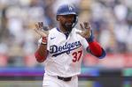 Teoscar Hernández, de los Dodgers, es el rey de los limpia bases