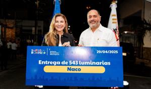 Alcaldía del DN instala 543 luces LED en el ensanche Naco