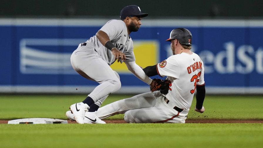 Orioles ganan 2 de 3 contra Yankees, al llevarse el último juego por 5-4 pese al jonrón de Judge Orioles ganan 2 de 3 contra Yankees, al llevarse el último juego por 5-4 pese al jonrón de Judge