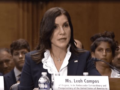 Avanza nominación de Leah Francis Campos para embajadora en RD