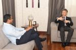 Ministro Kelvin Cruz y embajador de China abordan ideas para fortalecer el deporte en RD
