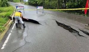 Lluvias dañan puentes y tramos viales en provincias del Cibao