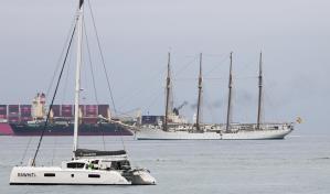 El buque escuela Juan Sebastián Elcano llega a Panamá con la princesa Leonor a bordo