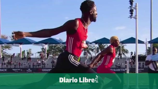 Alexander Ogando, segundo en 200 metros en el Grand Slam Track