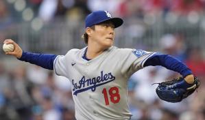 Yamamoto permite apenas 1 hit en 6 entradas en blanco y Dodgers superan a Bravos