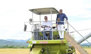 Presidente Abinader da inicio a cosecha de arroz 2025 con proyección récord y alta tecnología