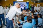 Presidente Abinader inaugura escuela y visita Casa Museo Juan Trinidad en Bonao Presidente Abinader inaugura escuela y visita Casa Museo Juan Trinidad en Bonao
