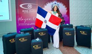 Mayra Delgado, Miss Mundo Dominicana, parte a la India en representación del país
