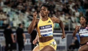 Marileidy Paulino gana segunda parada del Grand Slam Track con nuevo récord en 200 metros en Miami