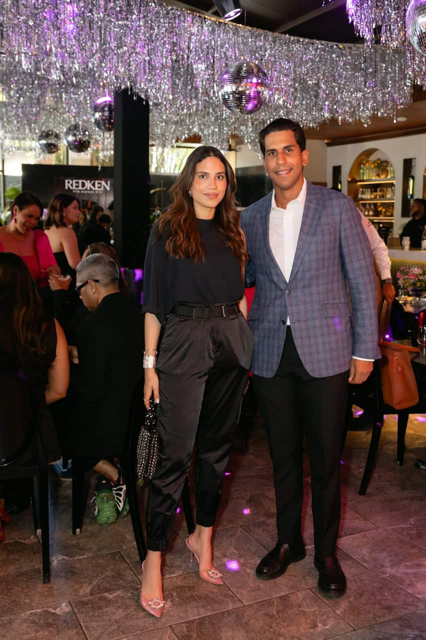 Katherine y Miguel Collado.