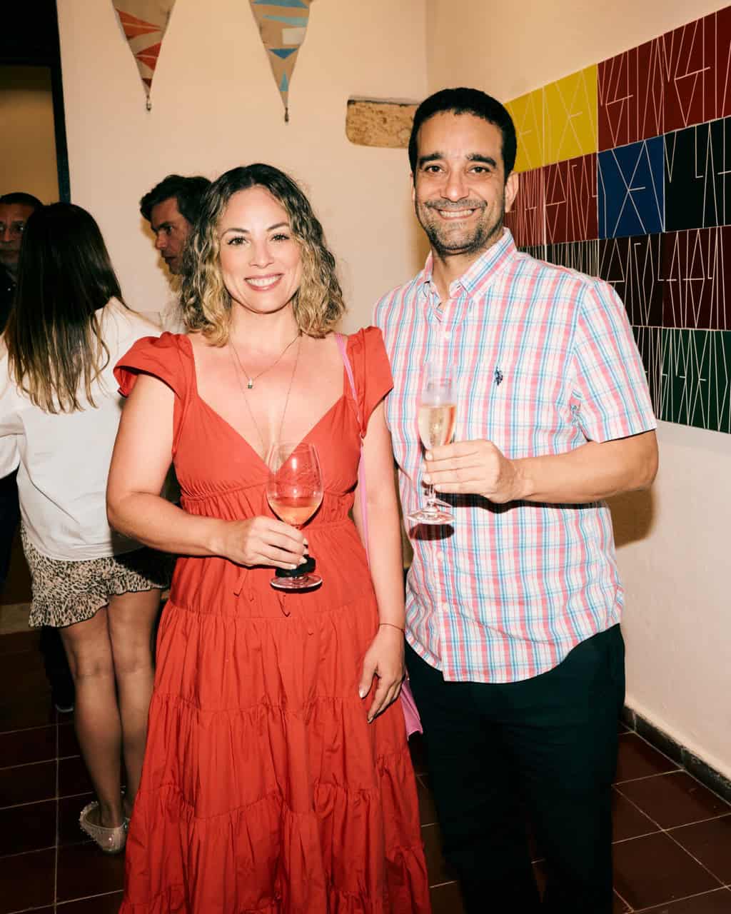 Virginia Abreu y Carluis Pérez.
