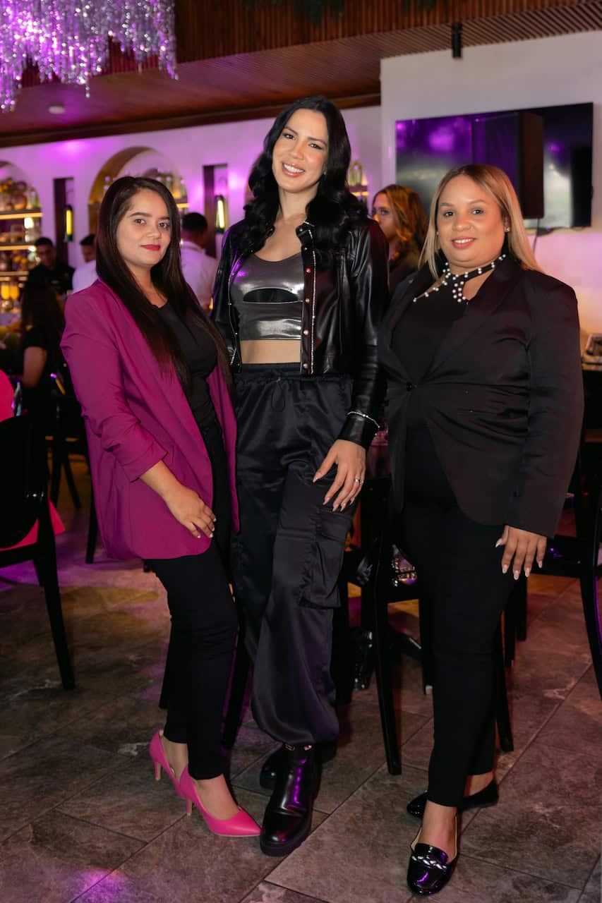 Jessenia Ramírez, Yubelkis Peralta y Yanna Burgos.