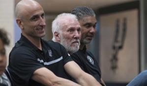Gregg Popovich reaparece en público en presentación de Mitch Johnson como nuevo entrenador de Spurs