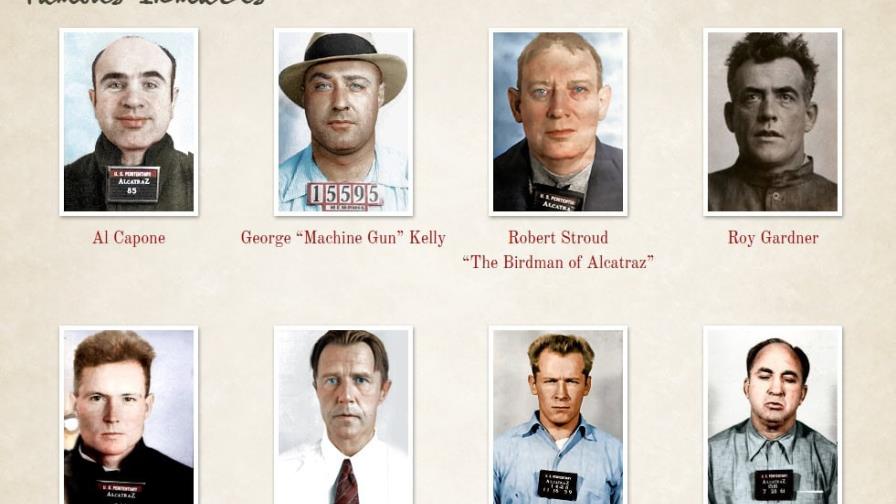 Los presos más famosos de la cárcel de Alcatraz Los presos más famosos de la cárcel de Alcatraz