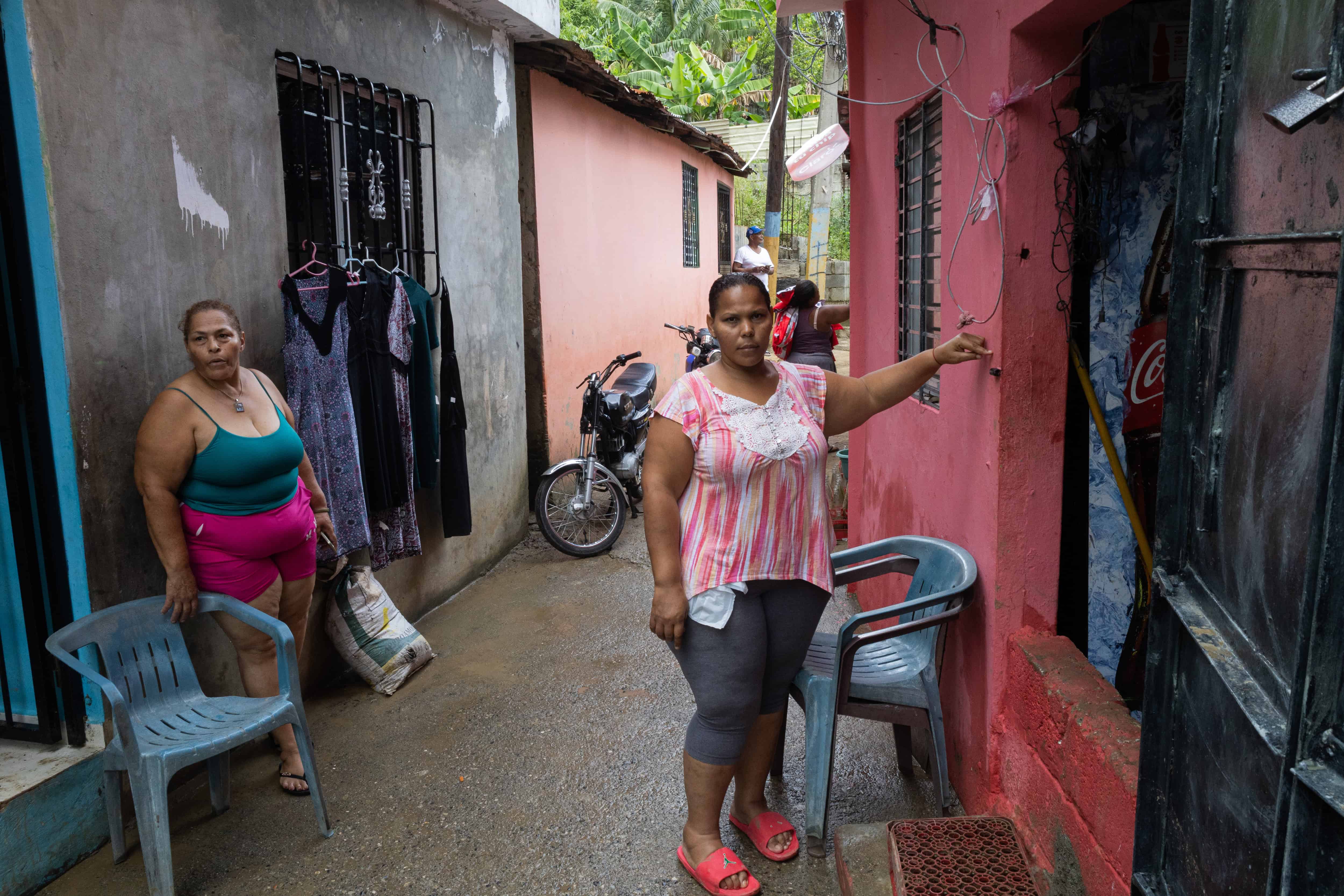 Modesta Eulalia, a la izquierda; y Gineyri Disire, a la derecha.