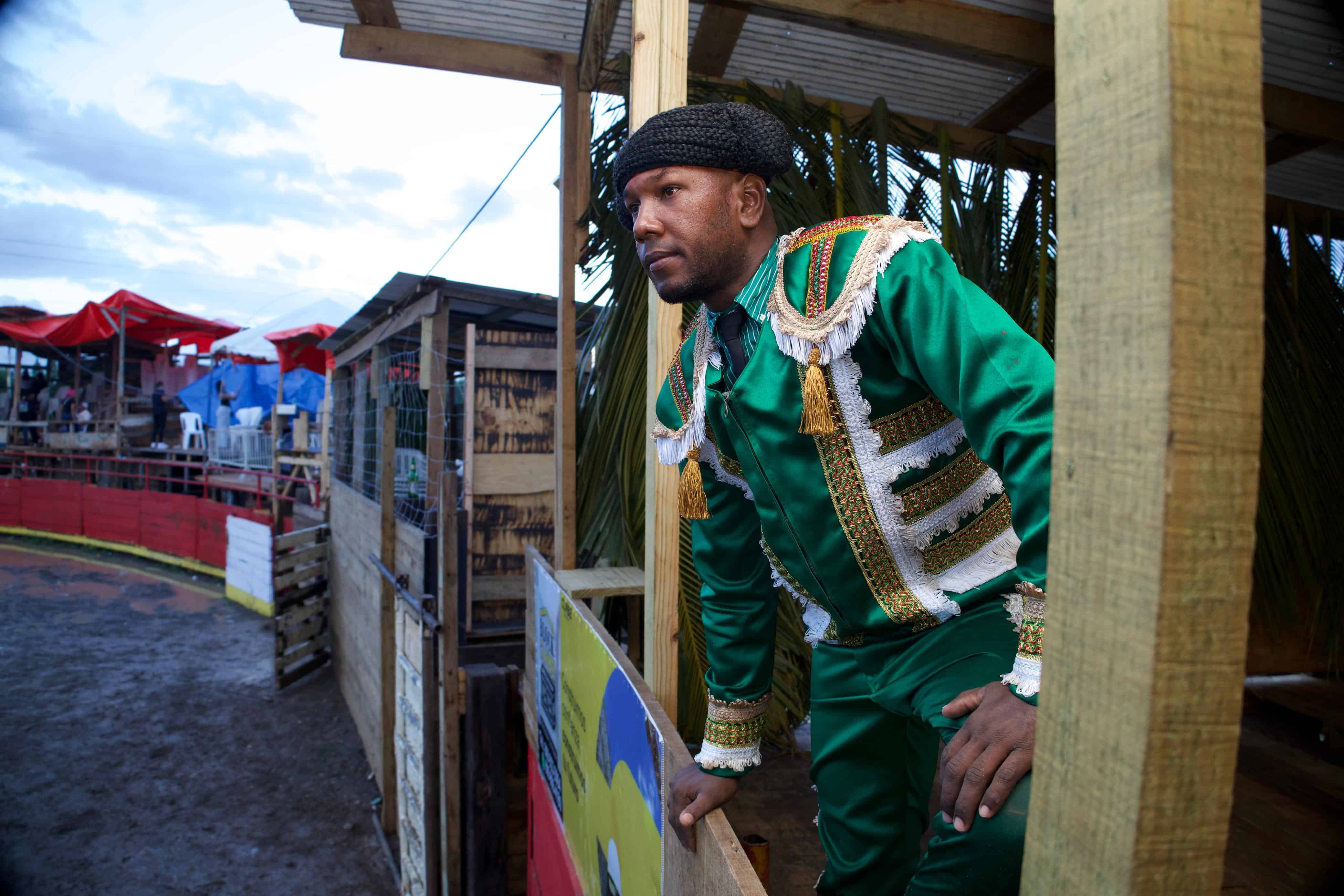 Julio César Hernández, quien participa en las corridas desde 1998.