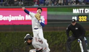 Adames cometió dos errores costosos para los Gigantes en Chicago