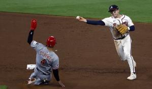 Santiago Espinal le rompió juego sin hit en el octavo a AJ Smith-Shawver