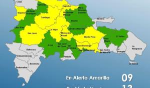 COE eleva a 22 las localidades en alerta, incluido el Distrito Nacional, por efectos de una vaguada