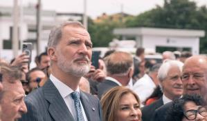 El rey de España y Luis Abinader inauguran monumento a la paz en el Malecón de Santo Domingo