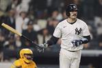 Grand slam de Austin Wells le da 5 carreras impulsadas en la 7ª entrada y Yankees aplastan a Padres