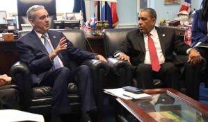 Abinader habla sobre Haití con Espaillat y otros congresistas demócratas en visita a Washington