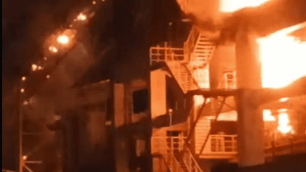 Incendio afecta una nave de Cemento Cibao en Santiago