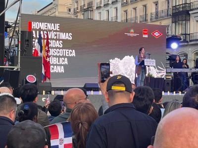 Madrid rinde homenaje a víctimas de tragedia en la discoteca Jet Set