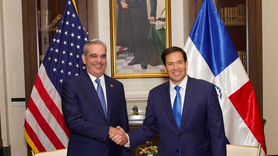 Abinader y Marco Rubio conversan sobre el tráfico ilícito de drogas y armas