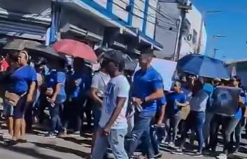 Maestros marchan para exigir mejores condiciones en centros educativos de Hato Mayor